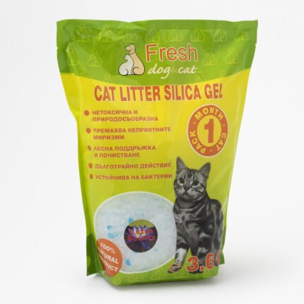 Силиконова тоалетна за котки Fresh CAT лотос 3,6 литра