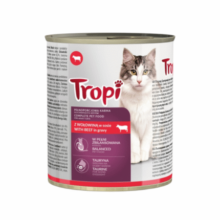 Tropi консерва за котки с говеждо 830 гр