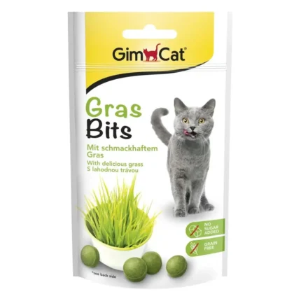 GimCat GrasBits котешка трева на таблетки, 50гр.