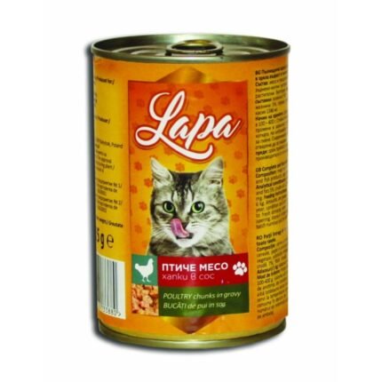 Lapa консерва за котки различни видове 830 гр.