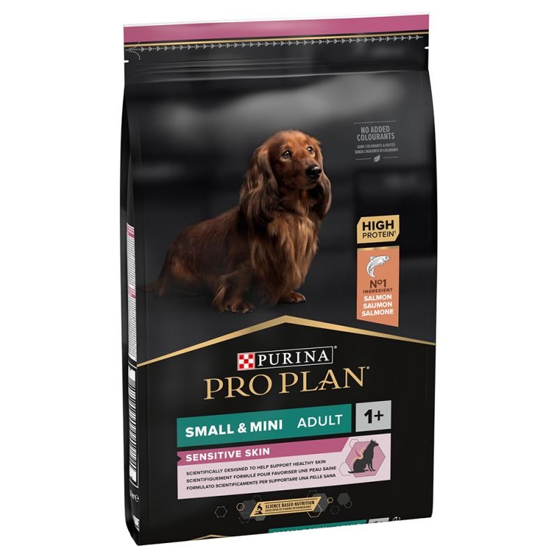 Purina Pro Plan Small & Mini Adult Sensitive храна за кучета от дребни ...