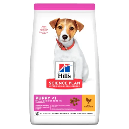 Hills Science Plan Small & Mini Puppy храна за подрастващи кучета от малки и дребни породи с пилешко 6 кг