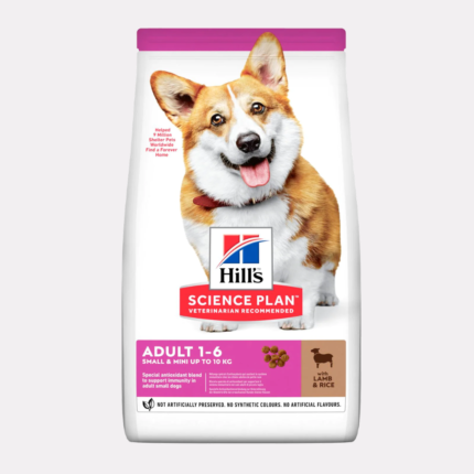 Hills Science Plan Small&Mini Adult храна за кучета от малки и дребни породи с агнешко и ориз 6 кг