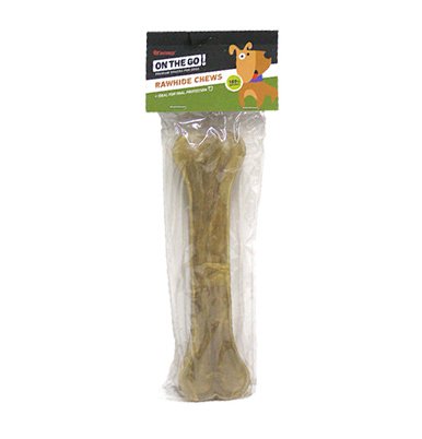 Пресован кожен кокал за кучета Pet interest, 19см/125гр.