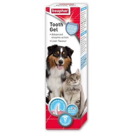 Beaphar гел за зъби с вкус на черен дроб, 100 гр.