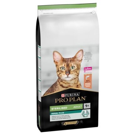Purina Pro Plan Sterilised храна за кастрирани котки със сьомга 10 кг.