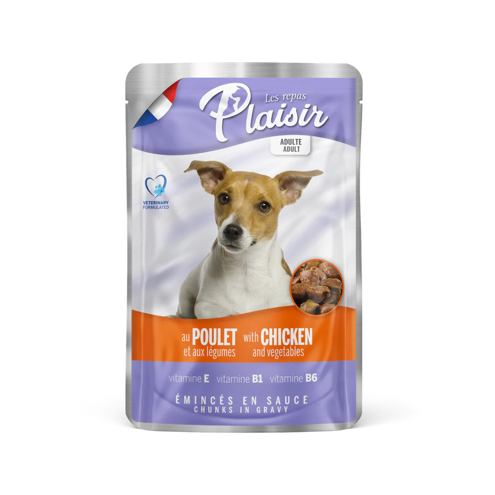 plaisir chicken adult dog 100