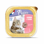 Plaisir Pate пастет за котки със сьомга, 100 гр.