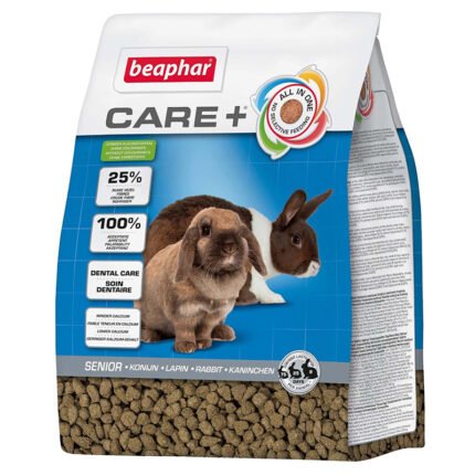 Пълноценна храна за възрастни зайци Beaphar Care+ Senior 1.5кг.