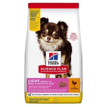 Hill's Science Plan Light Small&Mini с пилешко 1,5кг