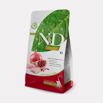 N&D Kitten Prime Chicken and Pomegranate храна за подрастващи котки с пиле и нар