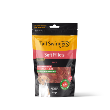 Pet Interest Soft Fillets Duck Puppies патешки филенца за подрастващи кучета, 100 гр