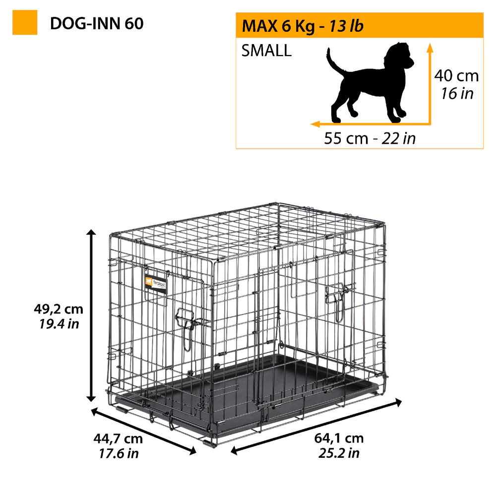 ferplast kletka dog inn 60