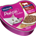 Vitakraft POÉSIE консерва Сърце ГОВЕЖДО и МОРКОВИ – хапки в сос 85гр