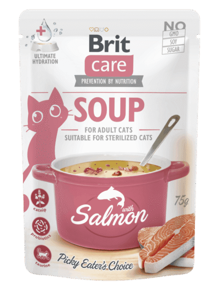 Brit Care Soup супа за котки различни вкусове 75гр