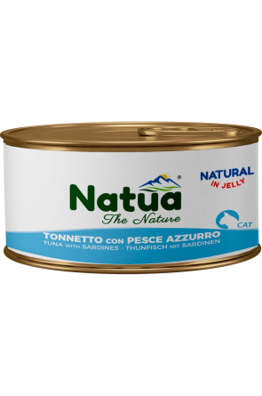 Natua консерва за котка Риба тон и сардини в желе 85 гр