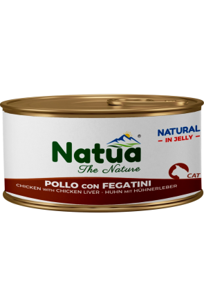 Natua консерва за котка Пиле с дроб в желе 85 гр