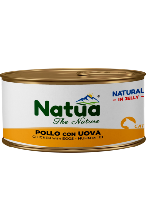 Natua консерва за котка Пиле с яйце в желе 85 гр