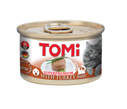 Tomi пастет за котка с пуйка 85гр