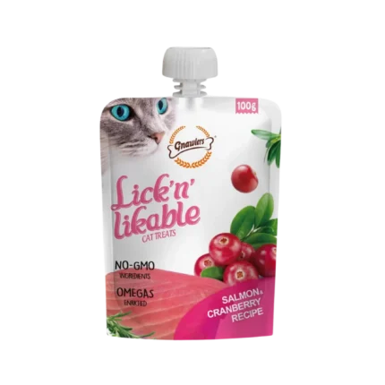 Лакомство за котки Gnawlers Lick’n’Lickable различни вкусове 100гр