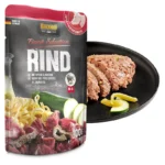 Belcando beef, noodles and zucchini Белкандо с говеждо юфка и тиквички 300гр