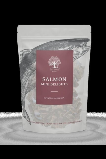 ESSENTIAL Foods Mini Delights лакомство за куче със сьомга 100гр