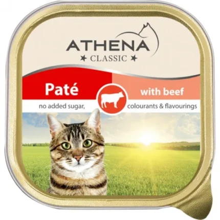 Athena Пастет за израснали котки с говеждо 100гр
