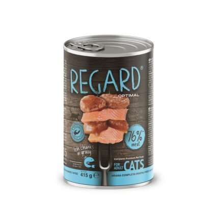 REGARD OPTIMAL Хапки в сос за израснали котки с риба 415гр.
