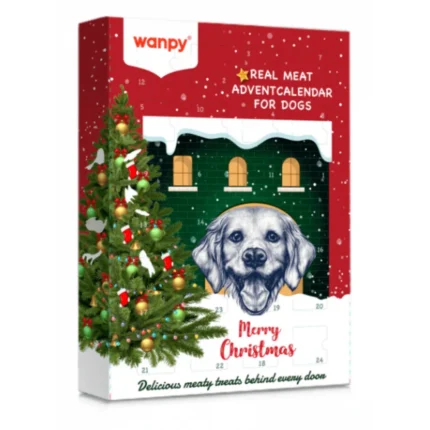 Wanpy Christmas Calendar 150 г  Коледен календар за кучета с лакомства асорти