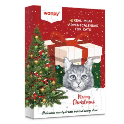 Wanpy Christmas Calendar for cat 100 г Коледен календар с лакомства асорти за котки