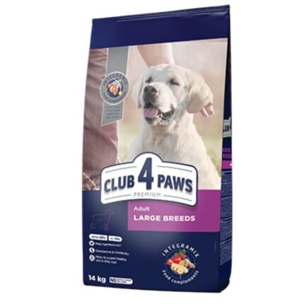 Club 4 Paws Adult Dog Large Breed Храна за кучета от големите породи с пиле 14кг.