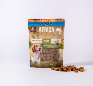 Rogz Africa Exotic Protein лакомство SKIN & COAT със Зебра 100гр