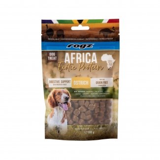 Rogz Africa Exotic protein Digestive Ostrich Лакомство дайджестив с Щраус 100гр