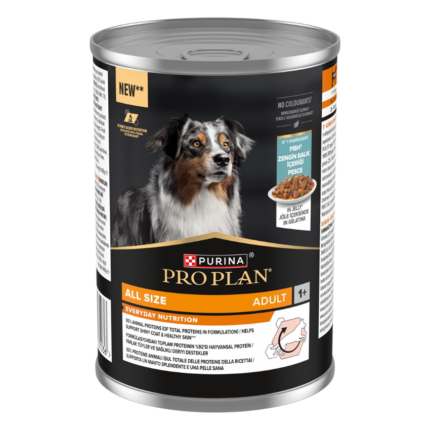 PURINA PRO PLAN Dog Adult Консерва за кучета в зряла възраст от всички породи с високо съдържание на риба 400g