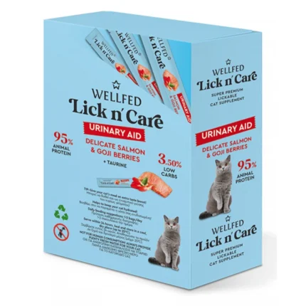 Wellfed Lick N’ Care Urinary Aid Кремообразно лакомство за котки 24 бр х 15 гр