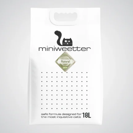 Weelitter Natural Биоразградима соева котешка тоалетна Натурална без аромат за чувствителни 18л.