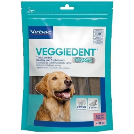 Virbac Veggiedent Fresh L Дентални ламели за кучета над 30 кг 15 бр.