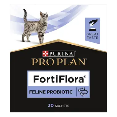 PURINA PRO PLAN FortiFlora probiotic Пробиотична добавка на прах за коте 30 x1 гр