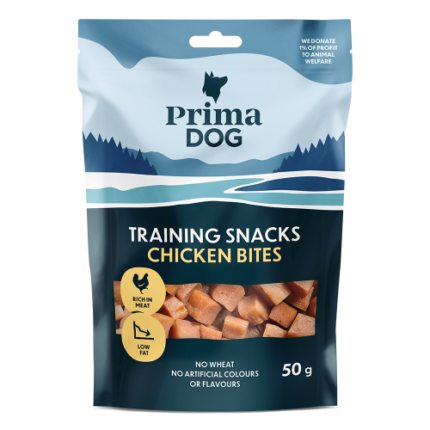 Prima Dog Training Snacks chicken bites 50 g Лакомство с пилешко месо 50 гр.