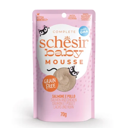 SCHESIR Baby mousse Мус със сьомга и пиле 70гр
