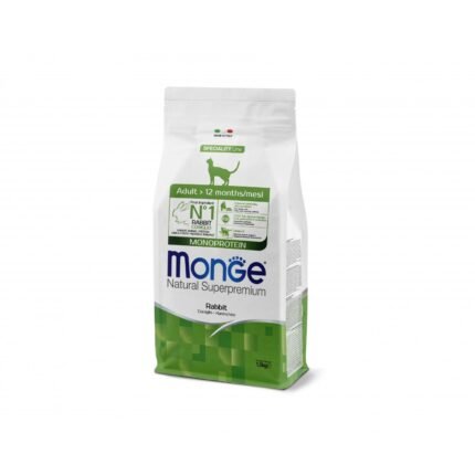 Monge Cat Monoprotein Adult Rabbit Суха храна за котки в зряла възраст със заешко