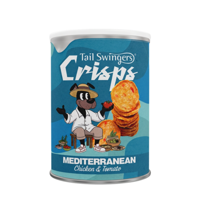 Tail Swingers Mediterranean Чипс за куче със средиземноморски вкус на пилешко и домати 30гр.