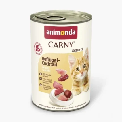 Аnimonda Carny Kitten Консервирана храна за малки котенца, коктейл от птичи меса 400 гр.