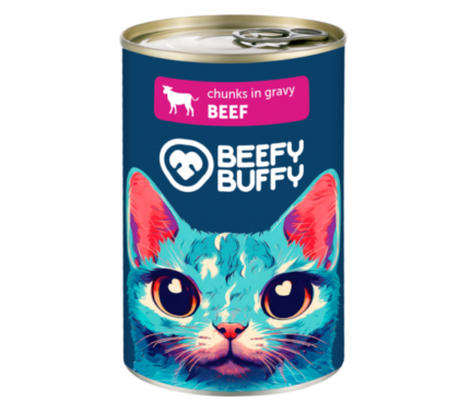 BEEFY BUFFY Хапки в сос различни вкусове 415 гр