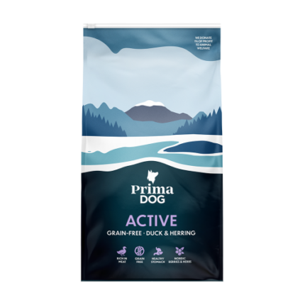 Prima Dog Duck Herring GF Adult Sensitive Суха храна за възрасти кучета с патешко и херинга 10 кг.