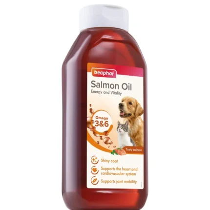 Beaphar Salmon Oil Omega3&6 Масло от сьомга за кучета и котки 430 мл
